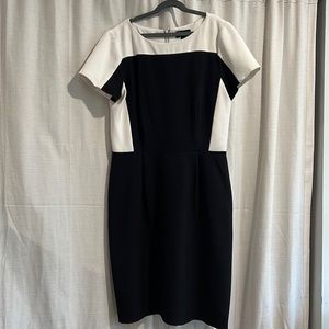 Color block Tahari Dress